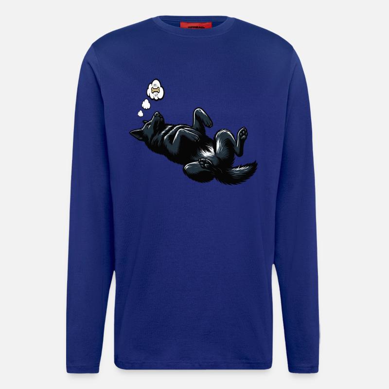 Black German Shepherd German Shepherd Owner - Longsleeve - made by SPREAD  - Iconic Blue