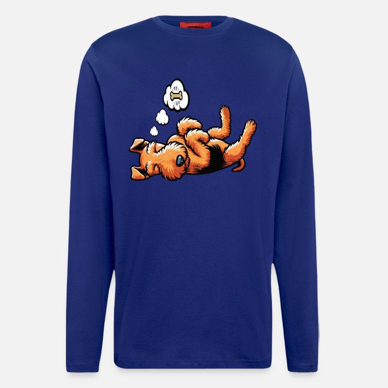 Airedale Terrier Airedales Airedale Lover - Longsleeve - made by SPREAD  - Iconic Blue