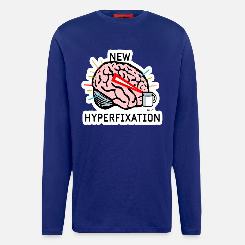 Hyperfix Brain Laser - Longsleeve - made by SPREAD  - Iconic Blue