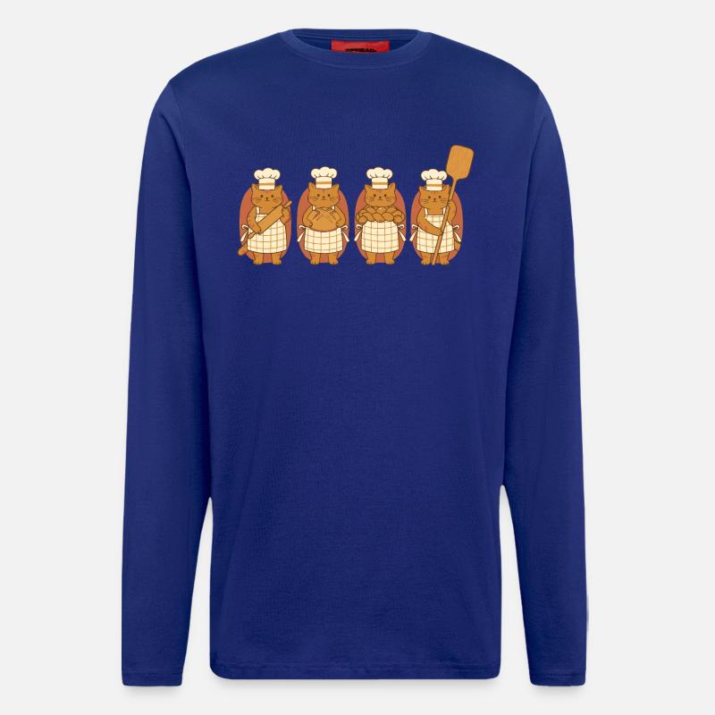 Sourdough Bread Baking Baker Bread Making - Longsleeve - made by SPREAD  - Iconic Blue