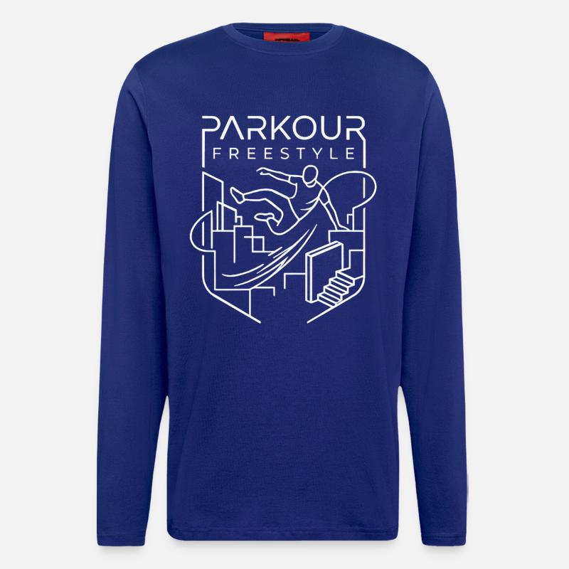 Parkour - Langarmshirt - made by SPREAD  - Iconic Blue