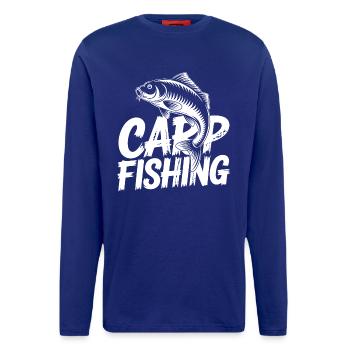 Cap Fishing Karpfen - Langarmshirt - made by SPREAD  - Iconic Blue - Vorne