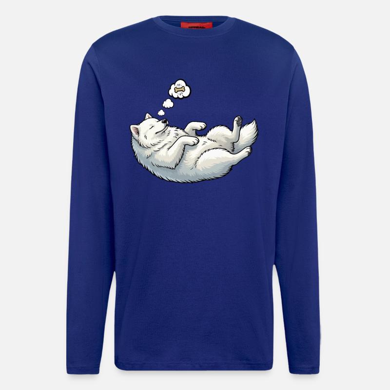 Samojede Samojedenbesitzer Samojedenliebhaber - Langarmshirt - made by SPREAD  - Iconic Blue