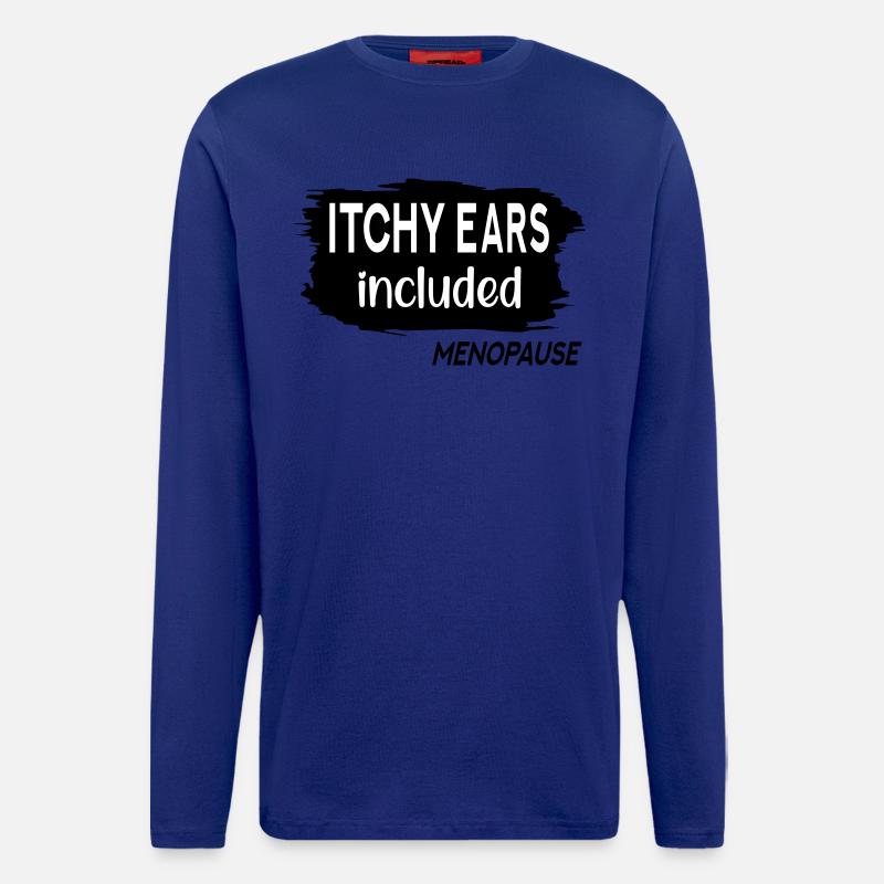 Itchy Ears Menopause - Longsleeve - made by SPREAD - Iconic Blue