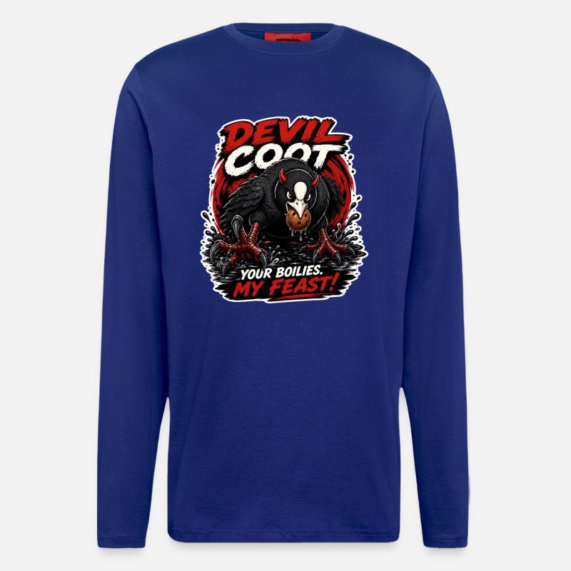 Devil Coot Boilie Thief Karpfenfischen - Langarmshirt - made by SPREAD  - Iconic Blue