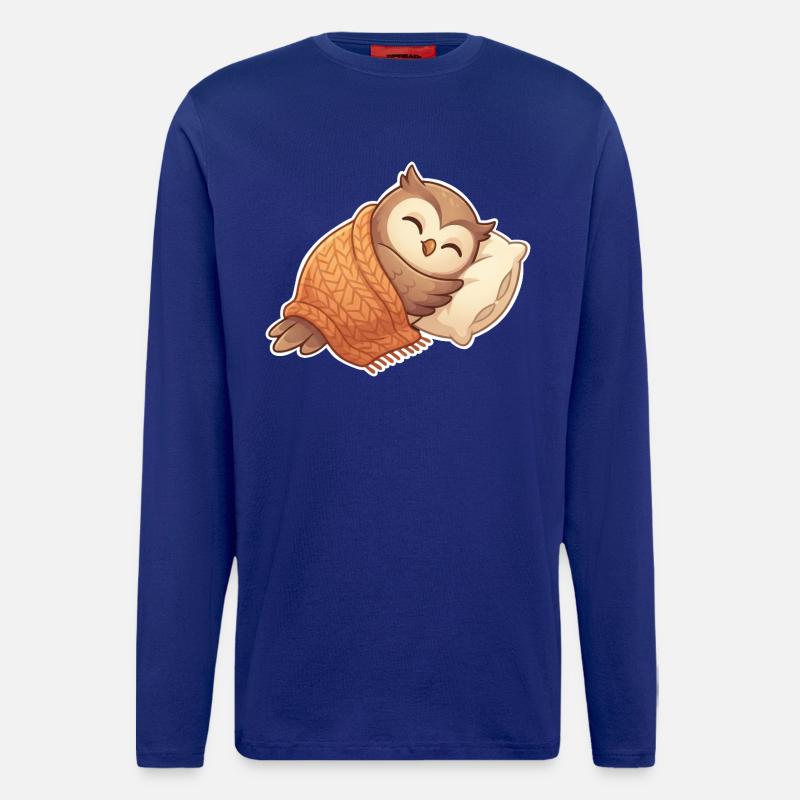 Owl Sleeping - Longsleeve - made by SPREAD - Iconic Blue