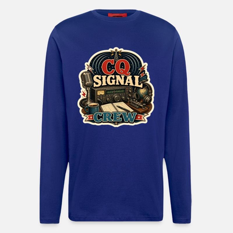 CQ SIGNAL CREW - Langarmshirt - made by SPREAD - Iconic Blue