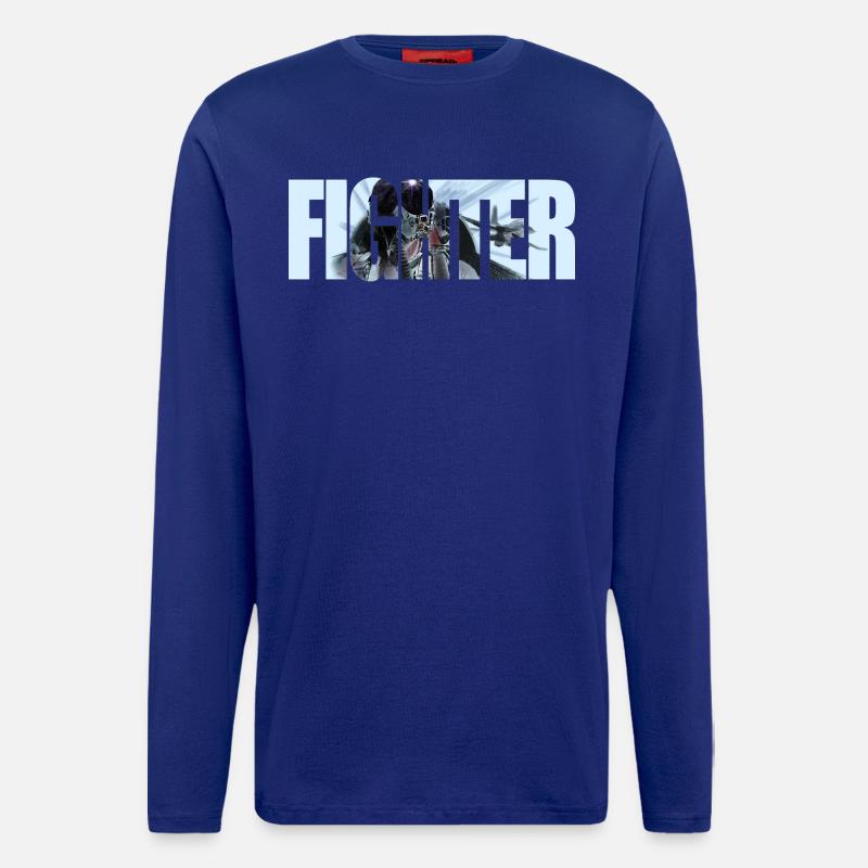Kämpe - Organic Relaxed Longsleeve Made in EU - Iconic Blue