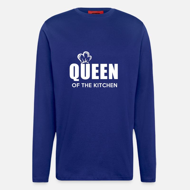 Queen of the Kitchen - Langarmshirt - made by SPREAD  - Iconic Blue