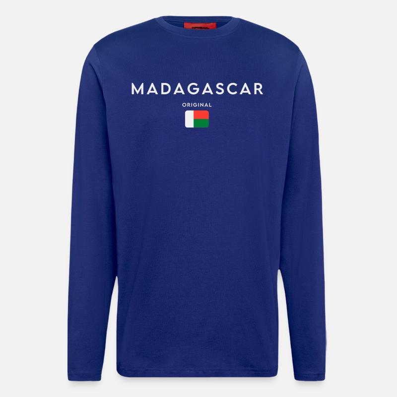 Madagascar flag, Malagasy pride - Longsleeve - made by SPREAD - Iconic Blue
