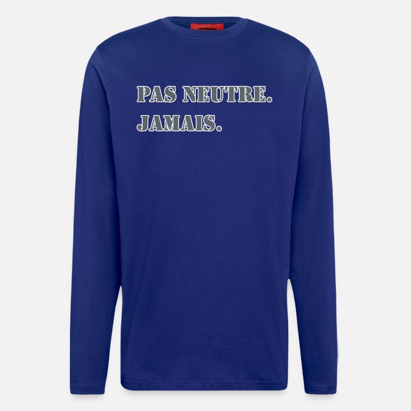NICHT NEUTRAL. NIEMALS. - Langarmshirt - made by SPREAD  - Iconic Blue