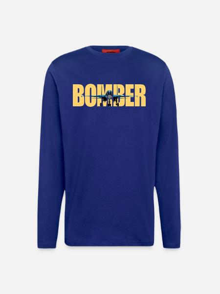 Bomber Su-34 - Longsleeve - made by SPREAD  - Iconic Blue