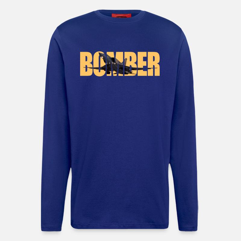 Bomber Tu-22 M3 - Langarmshirt - made by SPREAD  - Iconic Blue