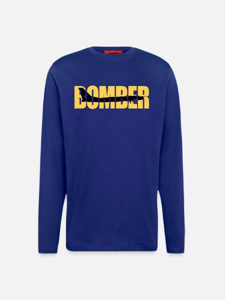 Bomber Tu-95 - Longsleeve - made by SPREAD - Iconic Blue