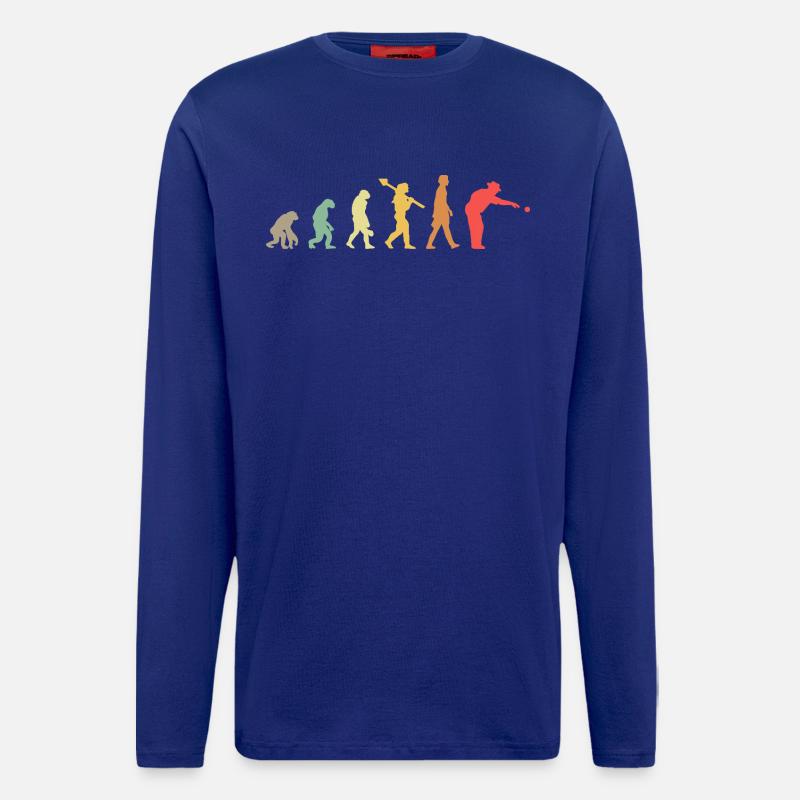 Evolution Boule  - Langarmshirt - made by SPREAD  - Iconic Blue