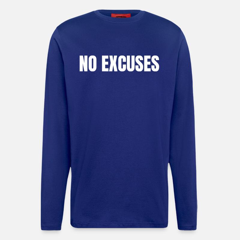 NO EXCUSES - Langarmshirt - made by SPREAD  - Iconic Blue