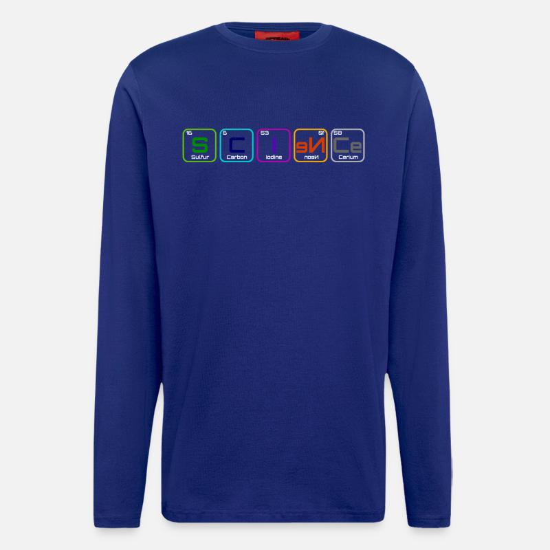 "Science" with the elements - Longsleeve - made by SPREAD  - Iconic Blue