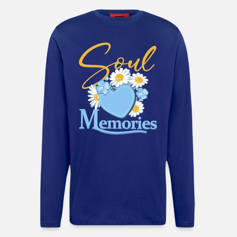 Seelen-Erinnerungen - Langarmshirt - made by SPREAD - Iconic Blue