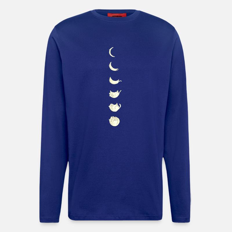 Mondkatze - Langarmshirt - made by SPREAD  - Iconic Blue