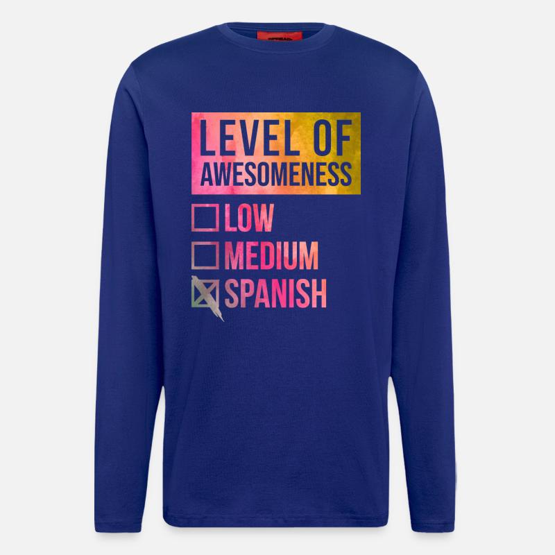 Spanisch - Langarmshirt - made by SPREAD  - Iconic Blue