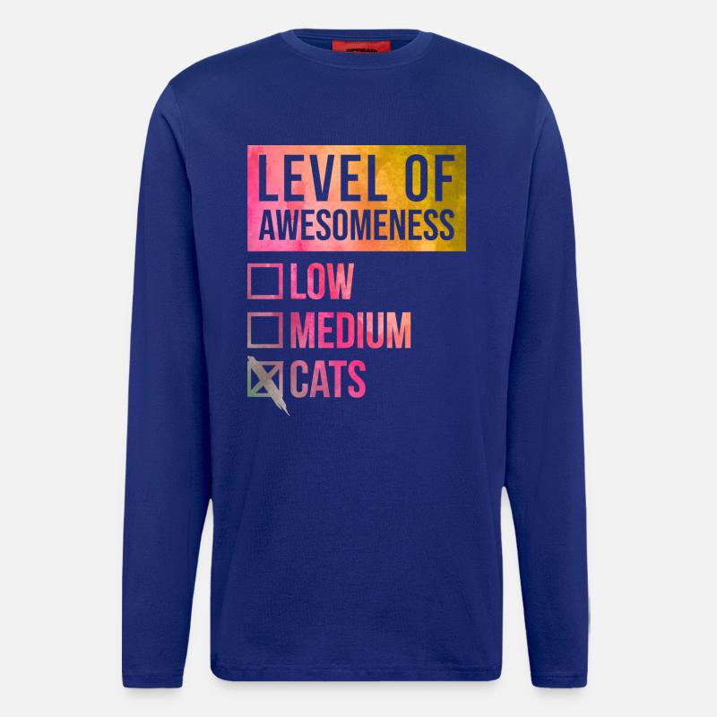 Katze - Langarmshirt - made by SPREAD - Iconic Blue