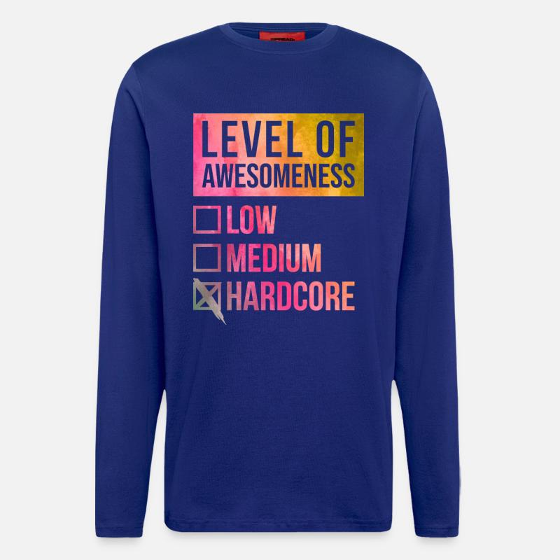 Hardcore - Longsleeve - made by SPREAD  - Iconic Blue