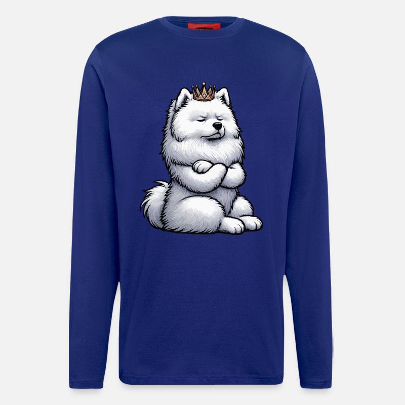 Samoyed Samoyed Owner Samoyed Lovers - Longsleeve - made by SPREAD  - Iconic Blue