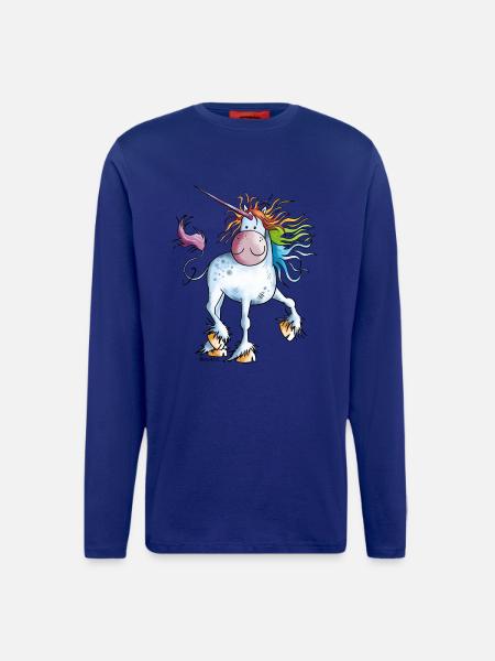 Rainbow Unicorn - Longsleeve - made by SPREAD - Iconic Blue