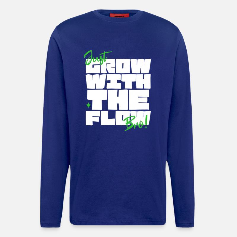 Grow with the Flow - Langarmshirt - made by SPREAD  - Iconic Blue