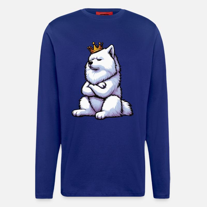 Samoyed Samoyed Owner Samoyed Lovers - Longsleeve - made by SPREAD  - Iconic Blue