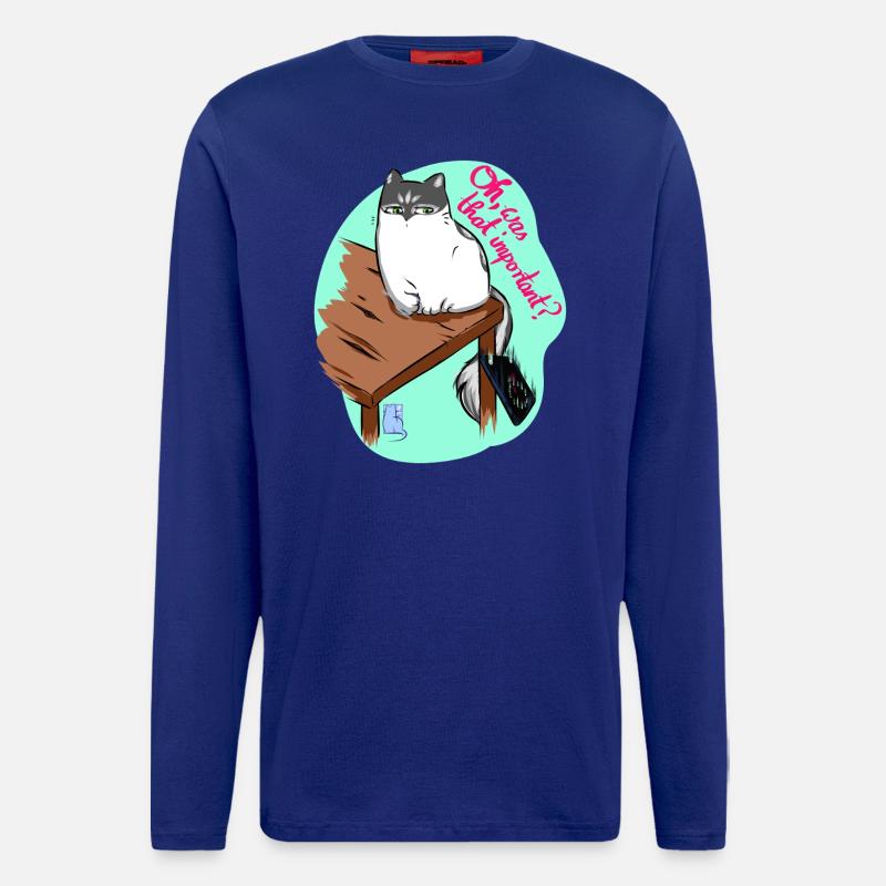 Oh, was that important - Langarmshirt - made by SPREAD  - Iconic Blue