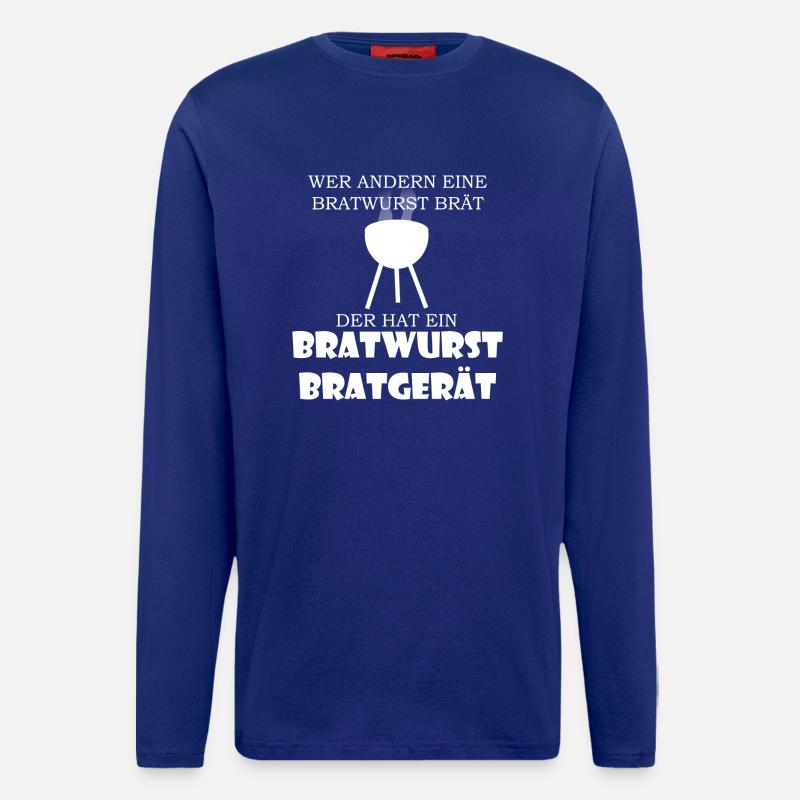 Bratwurstbratgerät - Langarmshirt - made by SPREAD  - Iconic Blue