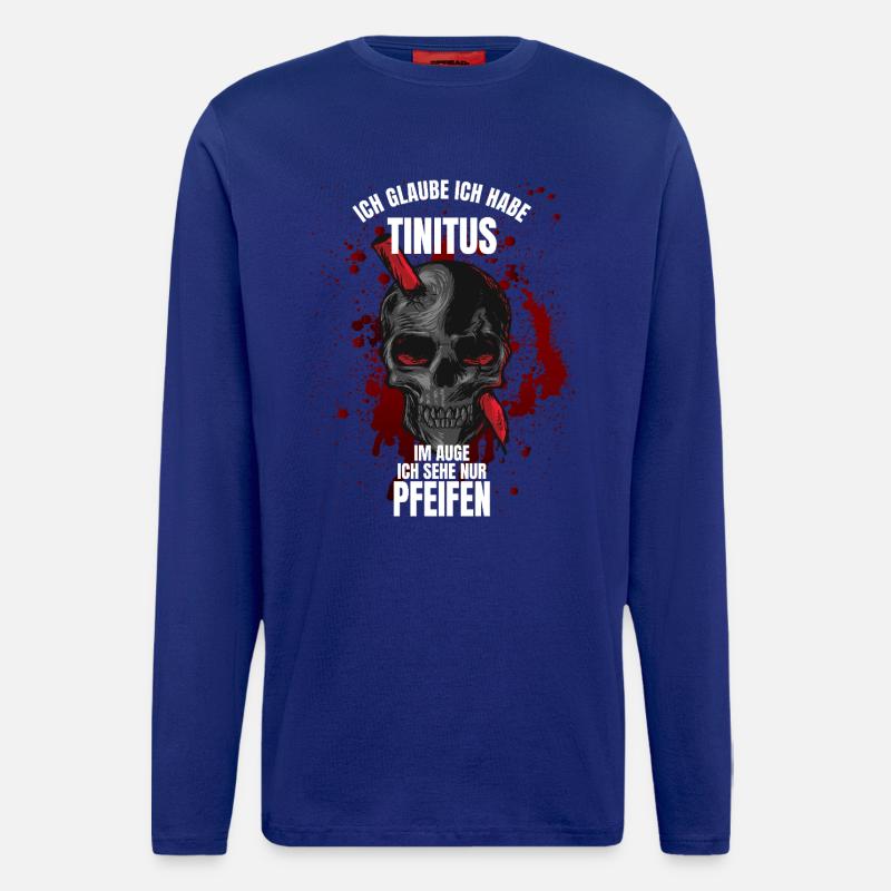 Ich glaube ich habe Tinitus - Langarmshirt - made by SPREAD  - Iconic Blue