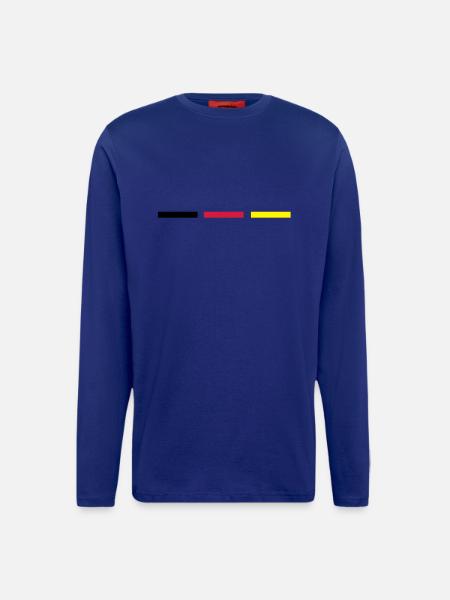 deutschland_2_f3 - Longsleeve - made by SPREAD  - Iconic Blue
