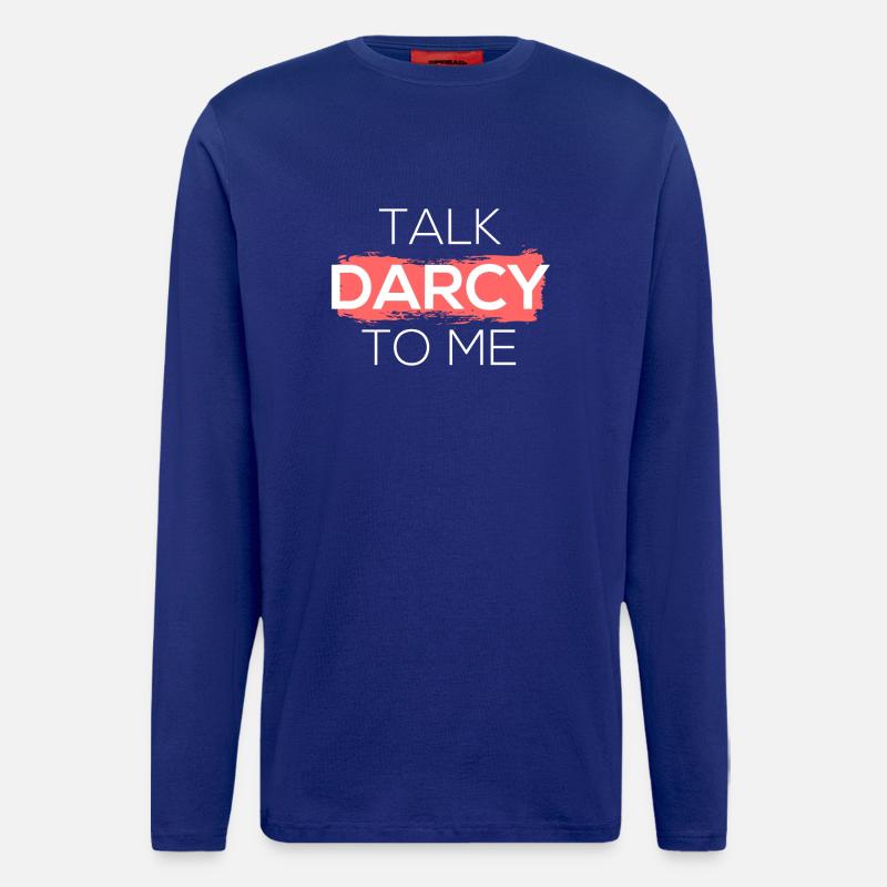 Sprich Darcy mit mir - Langarmshirt - made by SPREAD  - Iconic Blue