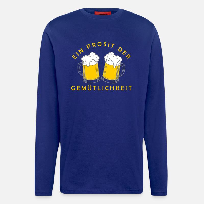 Bier - Ein Prosit der Gemütlichkeit - Longsleeve - made by SPREAD  - Iconic Blue