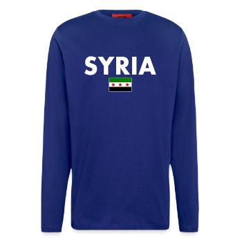 syrien - Langarmshirt - made by SPREAD  - Iconic Blue - Vorne