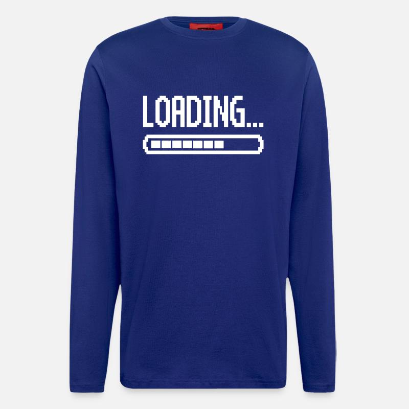 loading bar - Longsleeve - made by SPREAD  - Iconic Blue