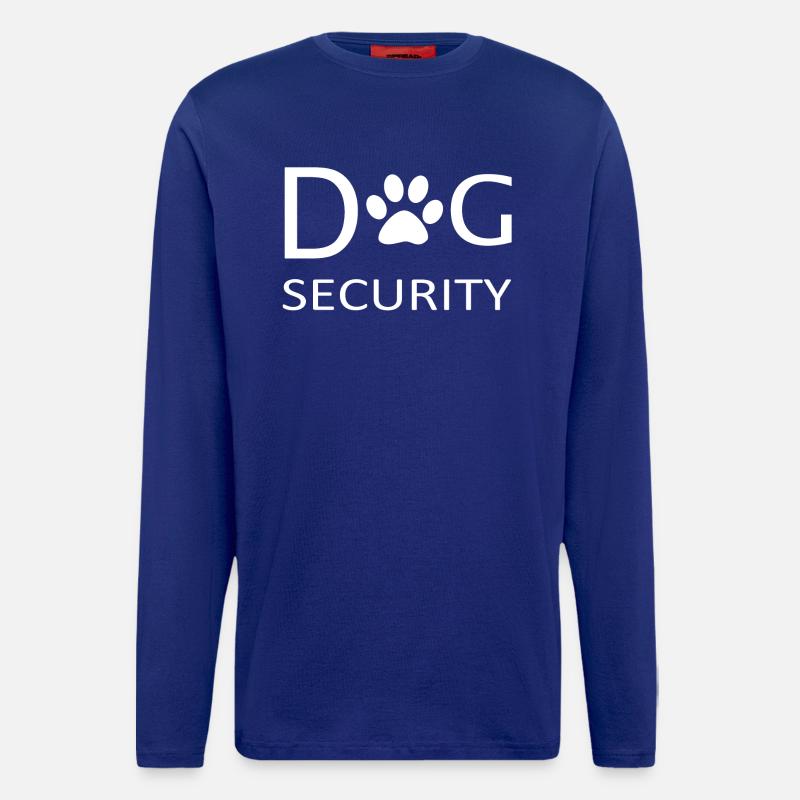 Dog Security - Langarmshirt - made by SPREAD  - Iconic Blue