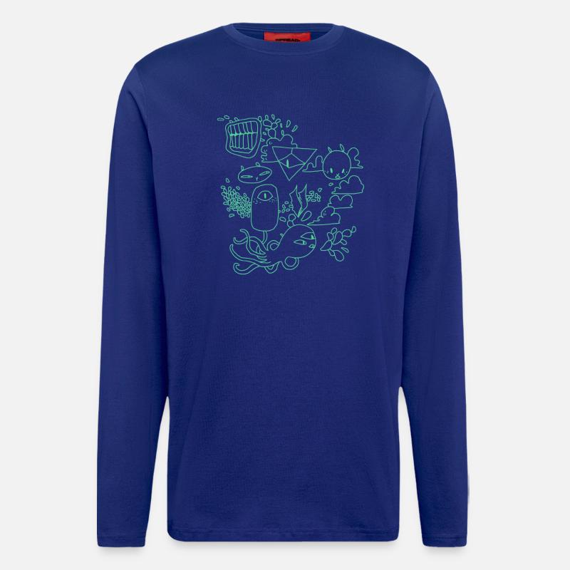 Grumpy Rabbits - Longsleeve - made by SPREAD  - Iconic Blue