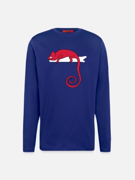 chameleon b - Longsleeve - made by SPREAD - Iconic Blue