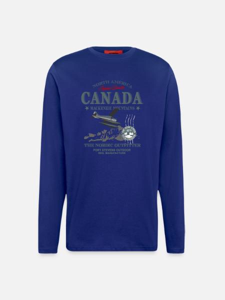 Canada - Aircraft - Langarmshirt - made by SPREAD - Iconic Blue