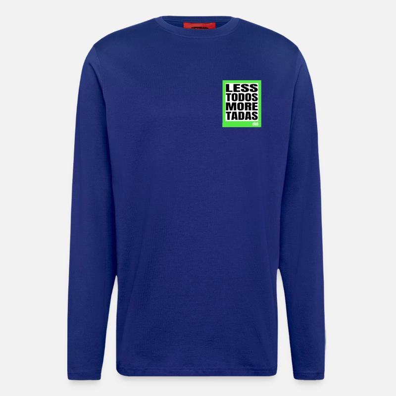 LESS TODO's MORE TADA's - Longsleeve - made by SPREAD  - Iconic Blue