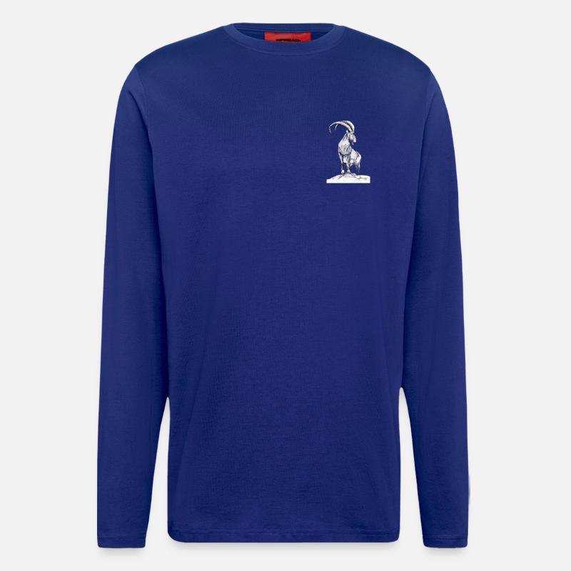 Steinbock - Langarmshirt - made by SPREAD  - Iconic Blue