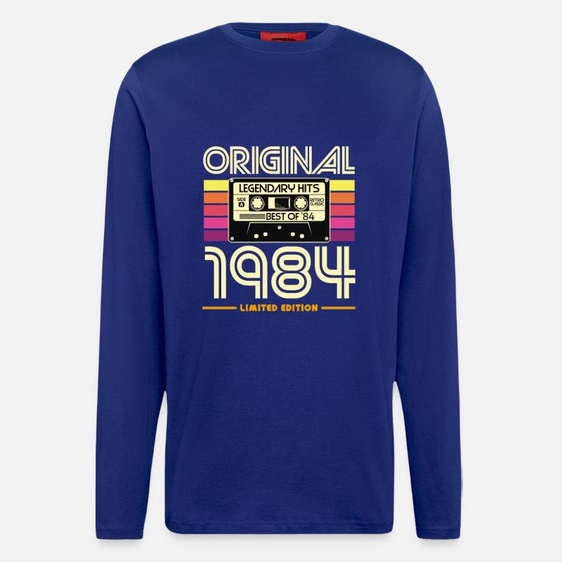 Original 1994 Cassette Retro - Longsleeve - made by SPREAD - Iconic Blue
