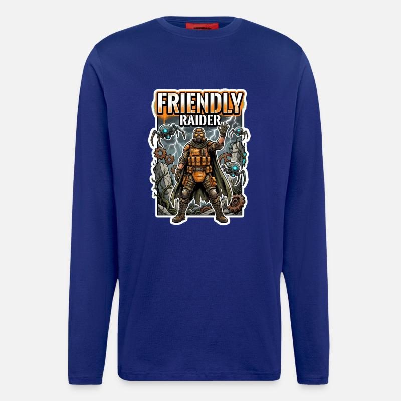 Friendly Raider  - Langarmshirt - made by SPREAD  - Iconic Blue