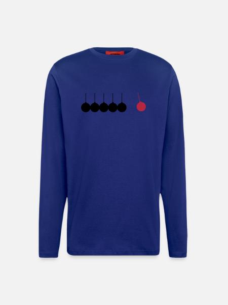 Physics, Pendulum - Longsleeve - made by SPREAD  - Iconic Blue