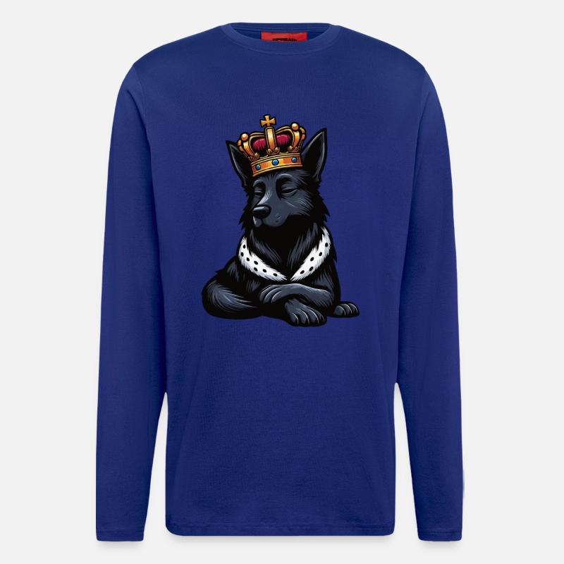 Black German Shepherd German Shepherd Owner - Longsleeve - made by SPREAD  - Iconic Blue