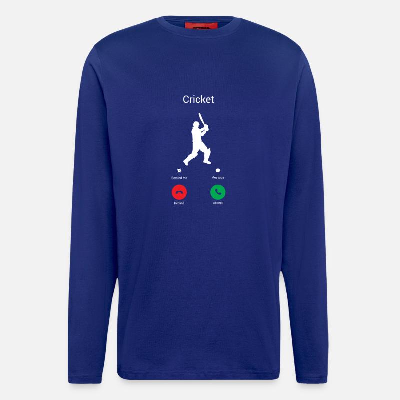 CRICKET RUFT MICH! - Langarmshirt - made by SPREAD  - Iconic Blue
