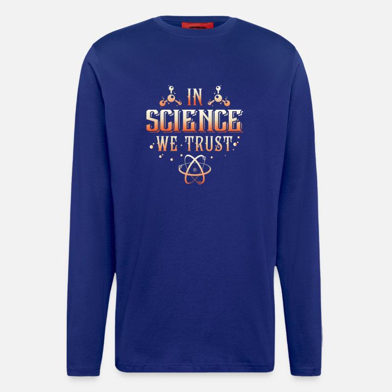 In Science we trust - Longsleeve - made by SPREAD  - Iconic Blue